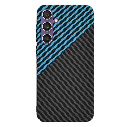 Case for Samsung Galaxy S23 FE S711, Techsuit, Carbonite FiberShell, Black Blue