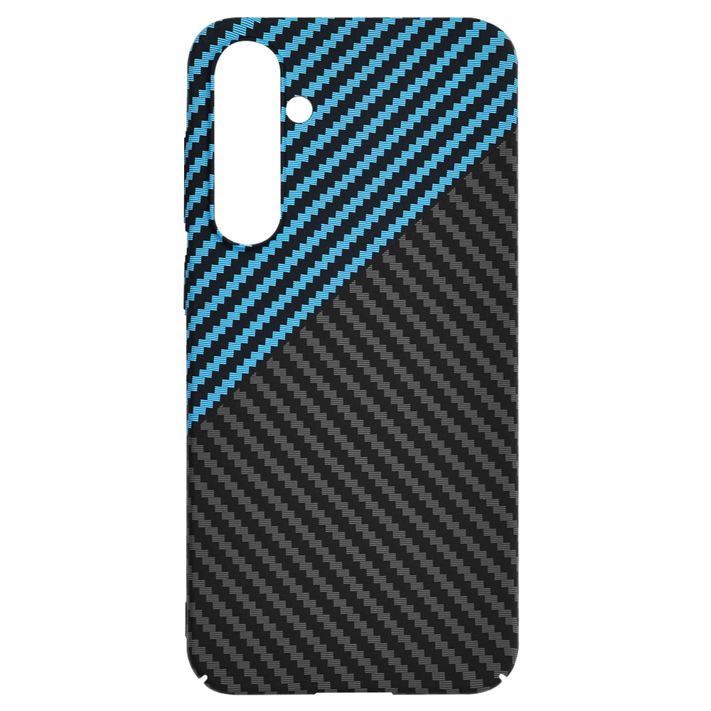 Case for Samsung Galaxy S23 FE S711, Techsuit, Carbonite FiberShell, Black Blue