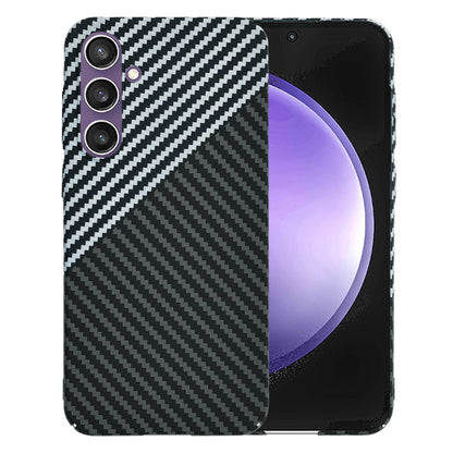 Case for Samsung Galaxy S23 FE S711, Techsuit, Carbonite FiberShell, Black Gray
