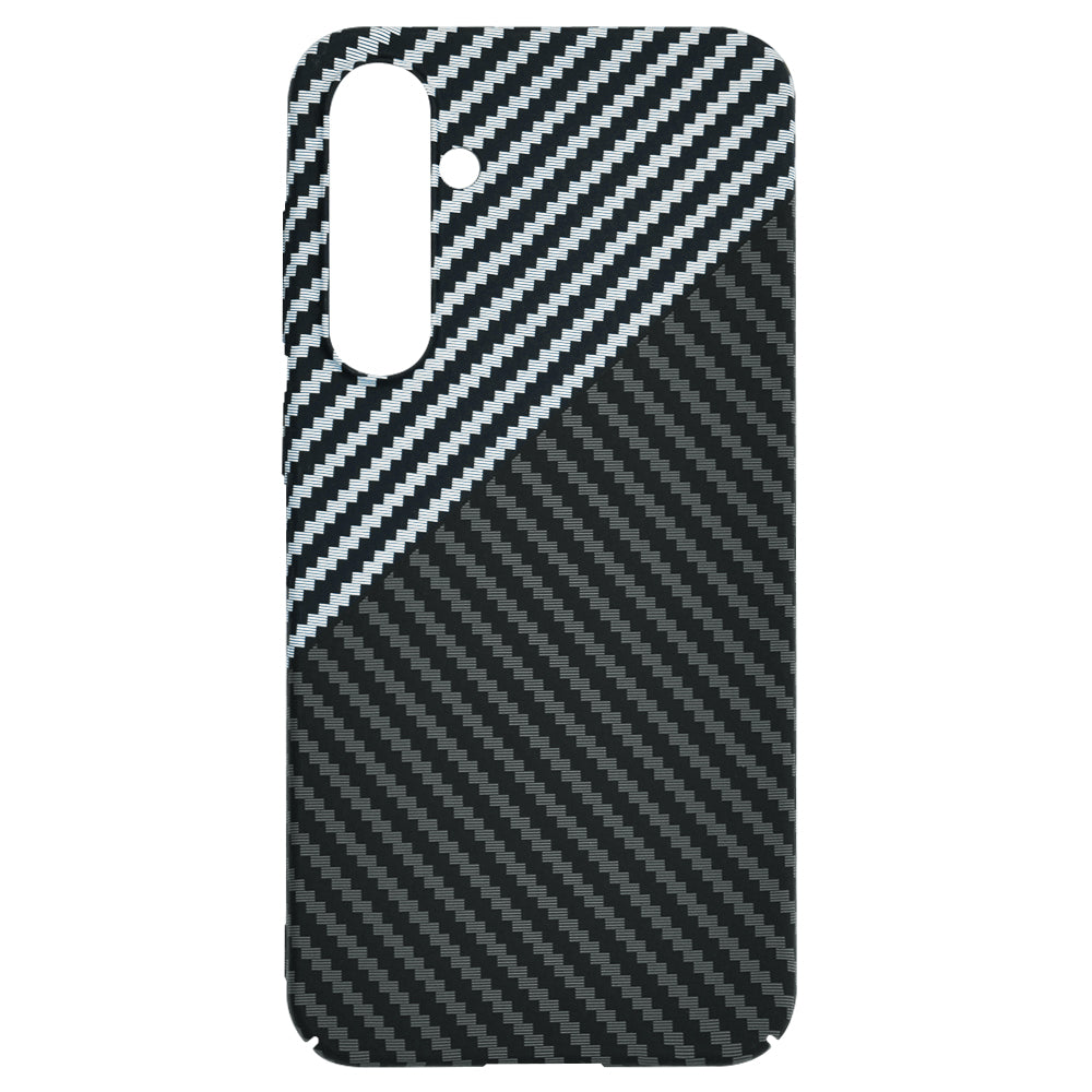 Case for Samsung Galaxy S23 FE S711, Techsuit, Carbonite FiberShell, Black Gray