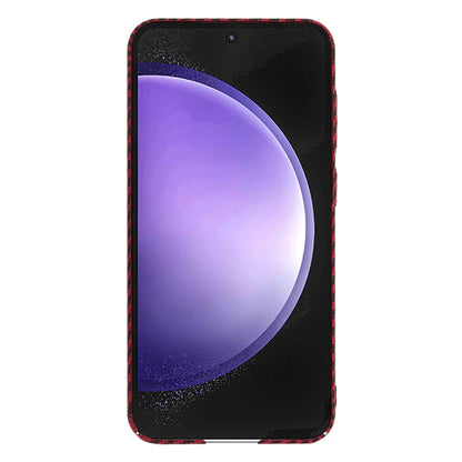 Case for Samsung Galaxy S23 FE S711, Techsuit, Carbonite FiberShell, Red