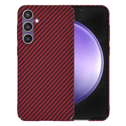 Case for Samsung Galaxy S23 FE S711, Techsuit, Carbonite FiberShell, Red