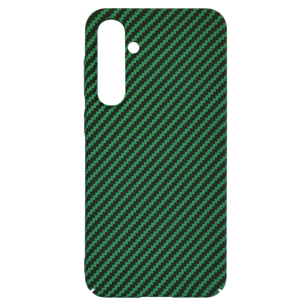 Case for Samsung Galaxy S23 FE S711, Techsuit, Carbonite FiberShell, Green