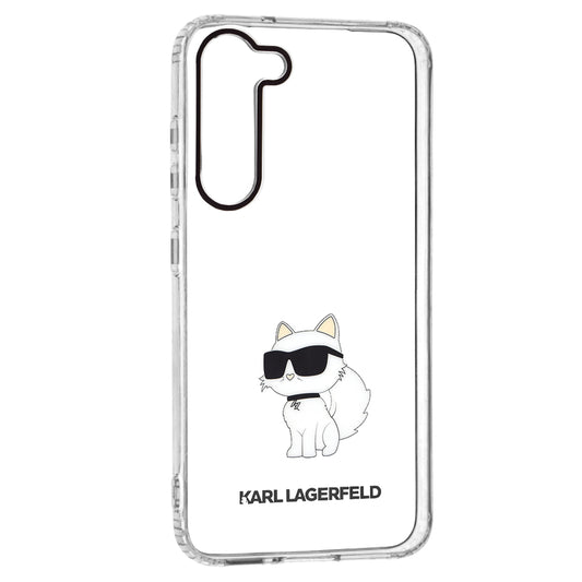 Case for Samsung Galaxy S23+ S916, Karl Lagerfeld, Ikonik Choupette, Transparent