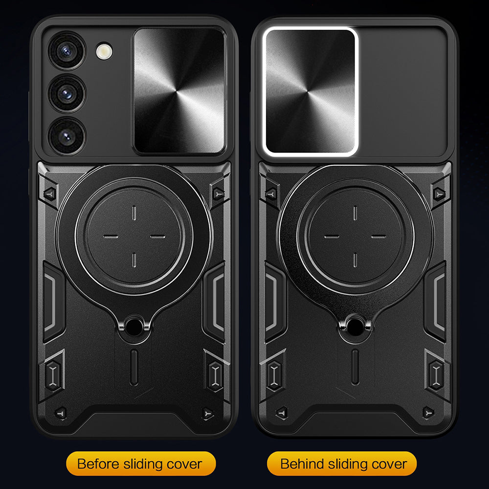 Case for Samsung Galaxy S23 S911, Techsuit, CamGuard Pro, Black