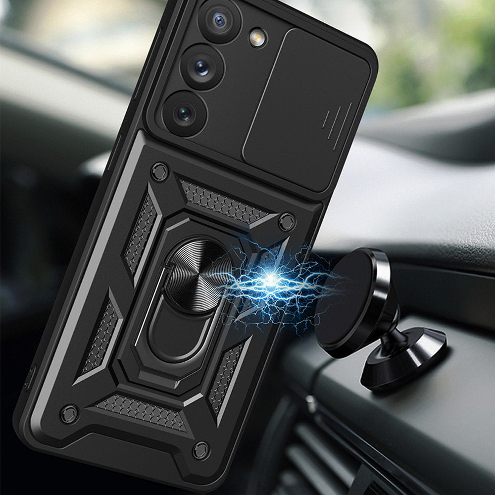 Case for Samsung Galaxy S23 S911, Techsuit, CamShield, Black