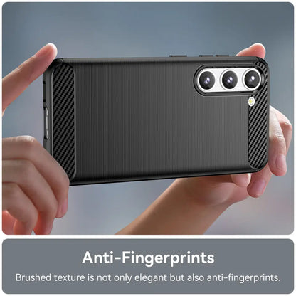 Case for Samsung Galaxy S23 S911, Techsuit, Carbon, Black