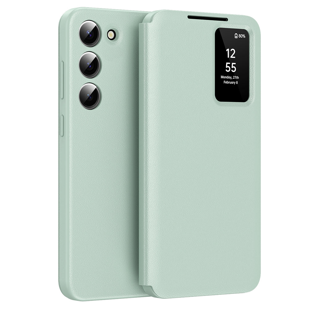 Case for Samsung Galaxy S23 S911, Techsuit, SmartView, Green