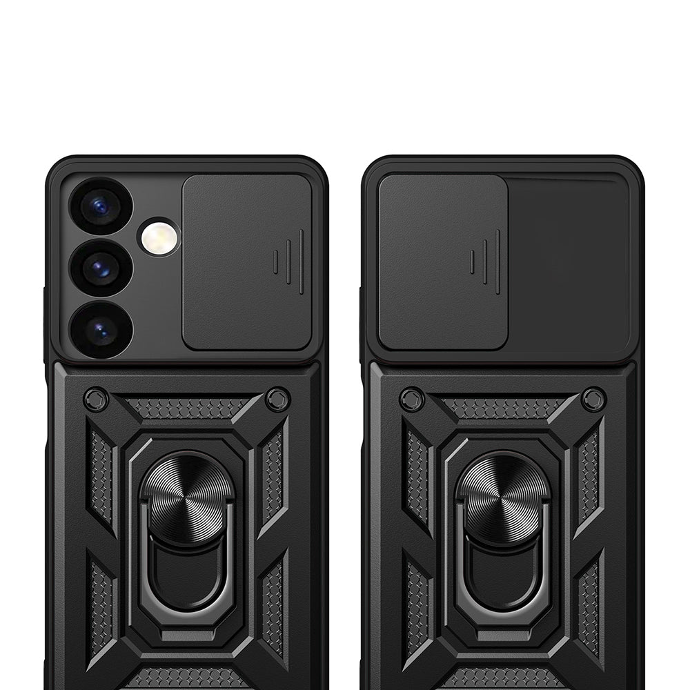 Case for Samsung Galaxy S24 FE S721, Techsuit, CamShield, Black