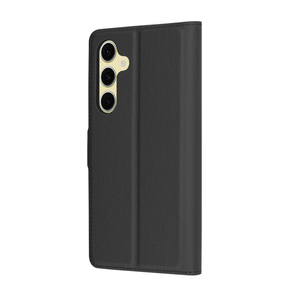 Case for Samsung Galaxy S24 FE S721, Techsuit, Leather Folio, Black
