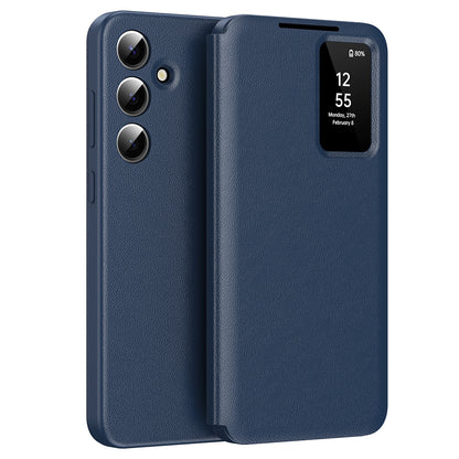 Case for Samsung Galaxy S24 FE S721, Techsuit, SmartView, Blue