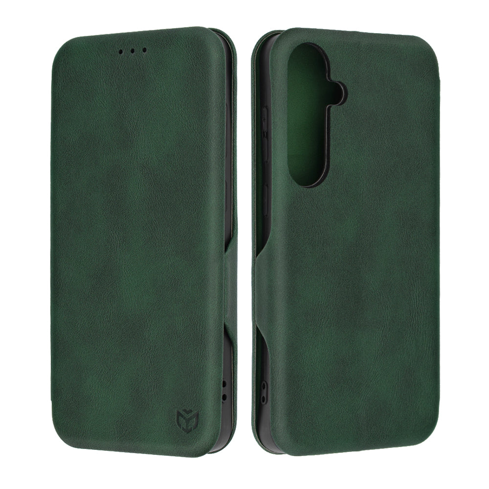 Case for Samsung Galaxy S24+ S926, Techsuit, Safe Wallet Plus, Green