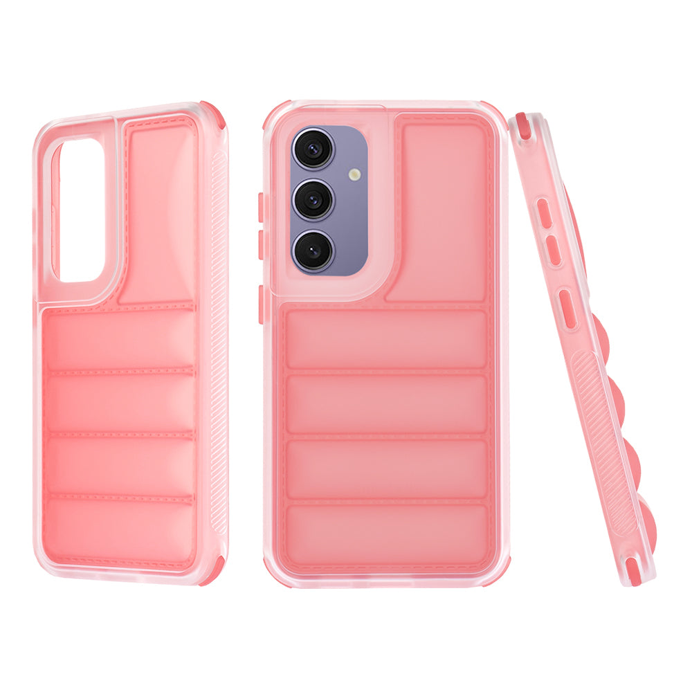 Case for Samsung Galaxy S24+ S926, Techsuit, Wave Shield, Red