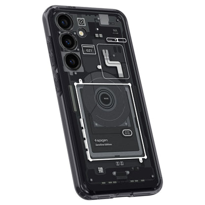 Case for Samsung Galaxy S24 S921, Spigen, Ultra Hybrid Zero One, Matte Black ACS07350
