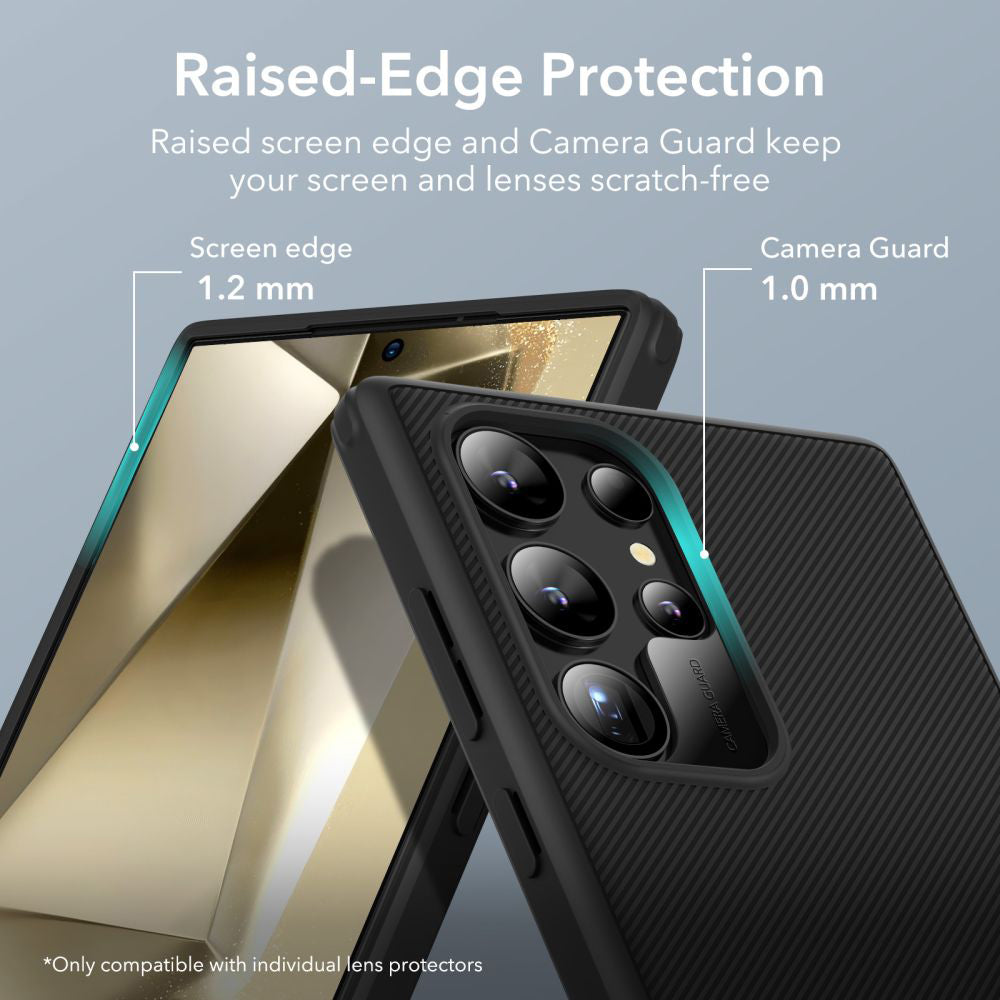 Case for Samsung Galaxy S24 Ultra S928, ESR, Air Shield Boost, Black