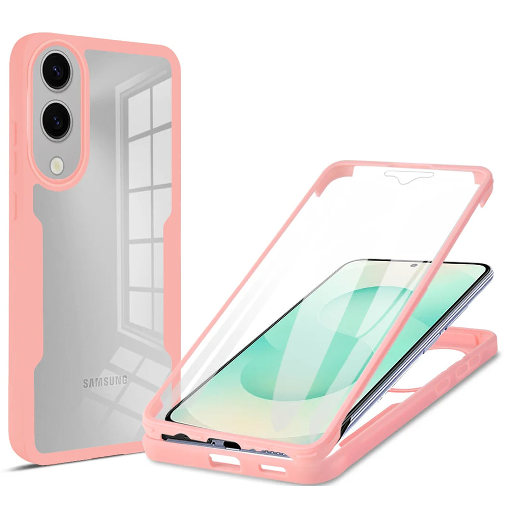 Case for Samsung Galaxy S25 Edge S937, Techsuit, ColorVerse 360, Pink