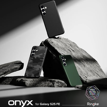Case for Samsung Galaxy S25 FE, Ringke, Onyx, Black
