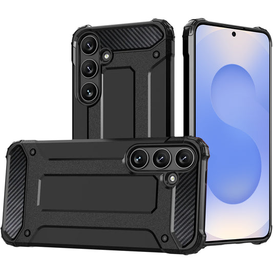 Case for Samsung Galaxy S25+ S936, Techsuit, Hybrid Armor, Black