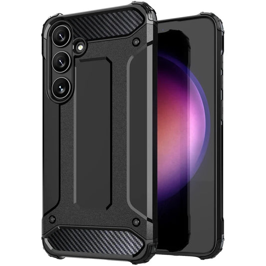 Case for Samsung Galaxy S25+ S936, Techsuit, Hybrid Armor, Black