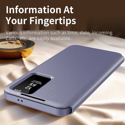 Case for Samsung Galaxy S25 S931, Techsuit, SmartView, Purple