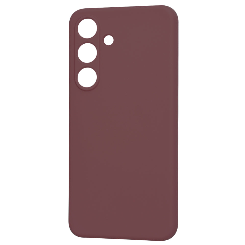 Case for Samsung Galaxy S25 S931, Techsuit, SoftFlex, Burgundy