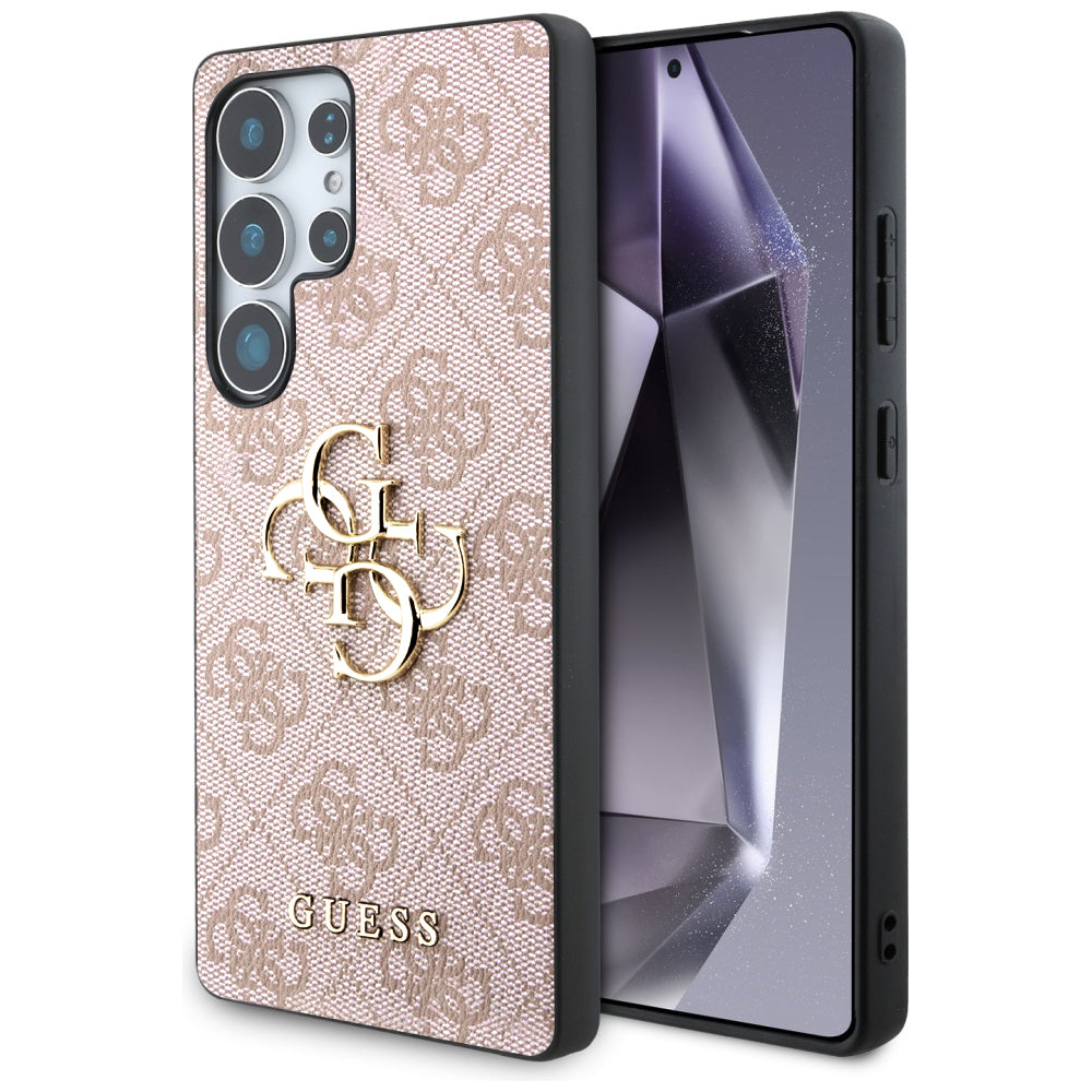 Case for Samsung Galaxy S25 Ultra S938, Guess, 4G Big Logo, Pink