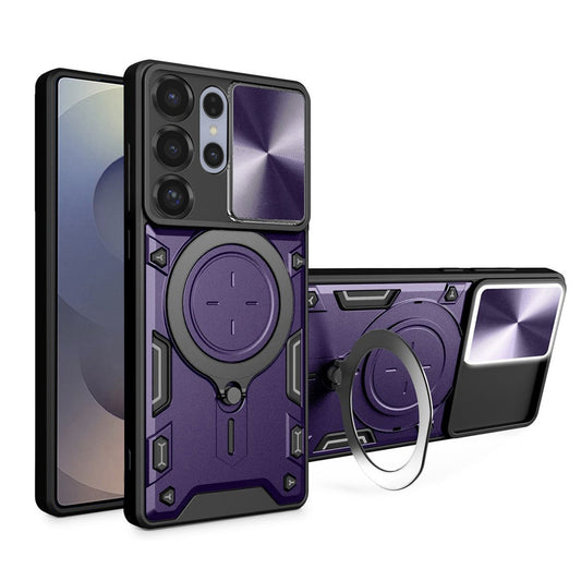 Case for Samsung Galaxy S25 Ultra S938, Techsuit, CamGuard Pro, Purple