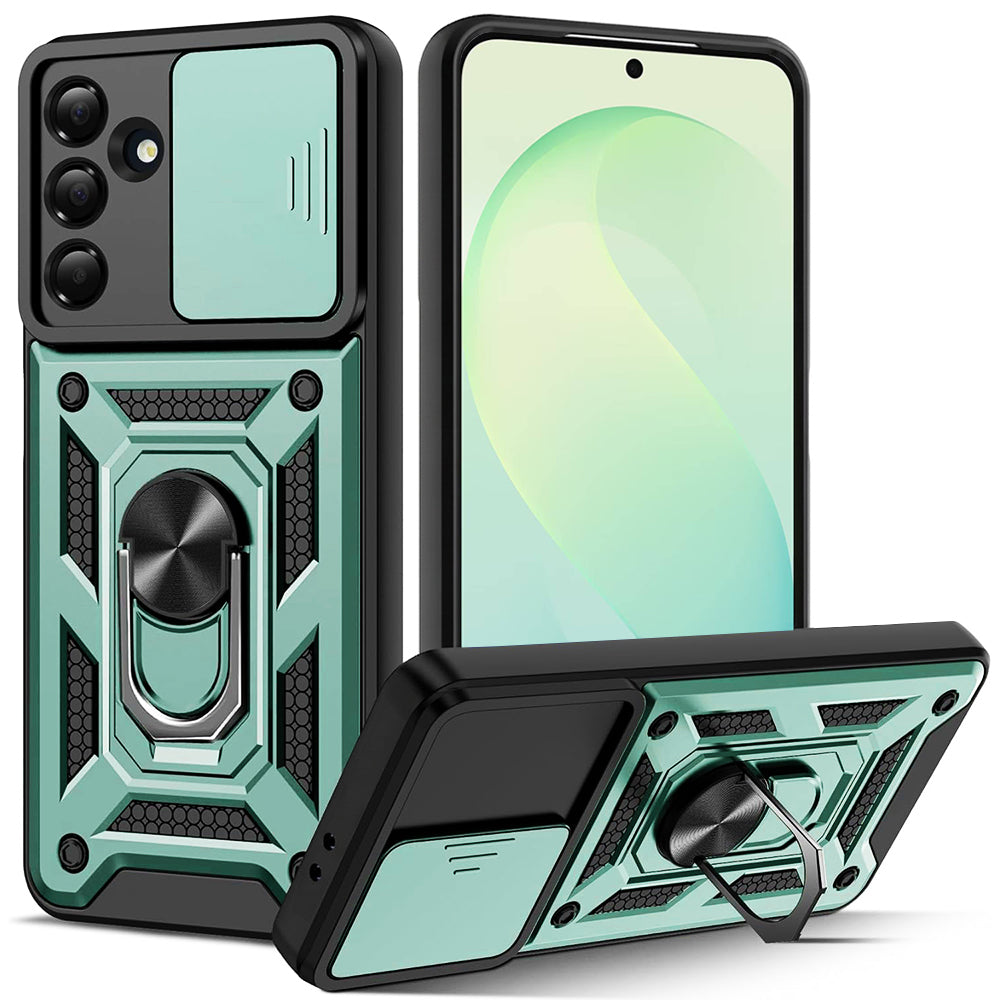 Case for Samsung Galaxy S26 FE S741 / S25 FE, Techsuit, CamShield, Green
