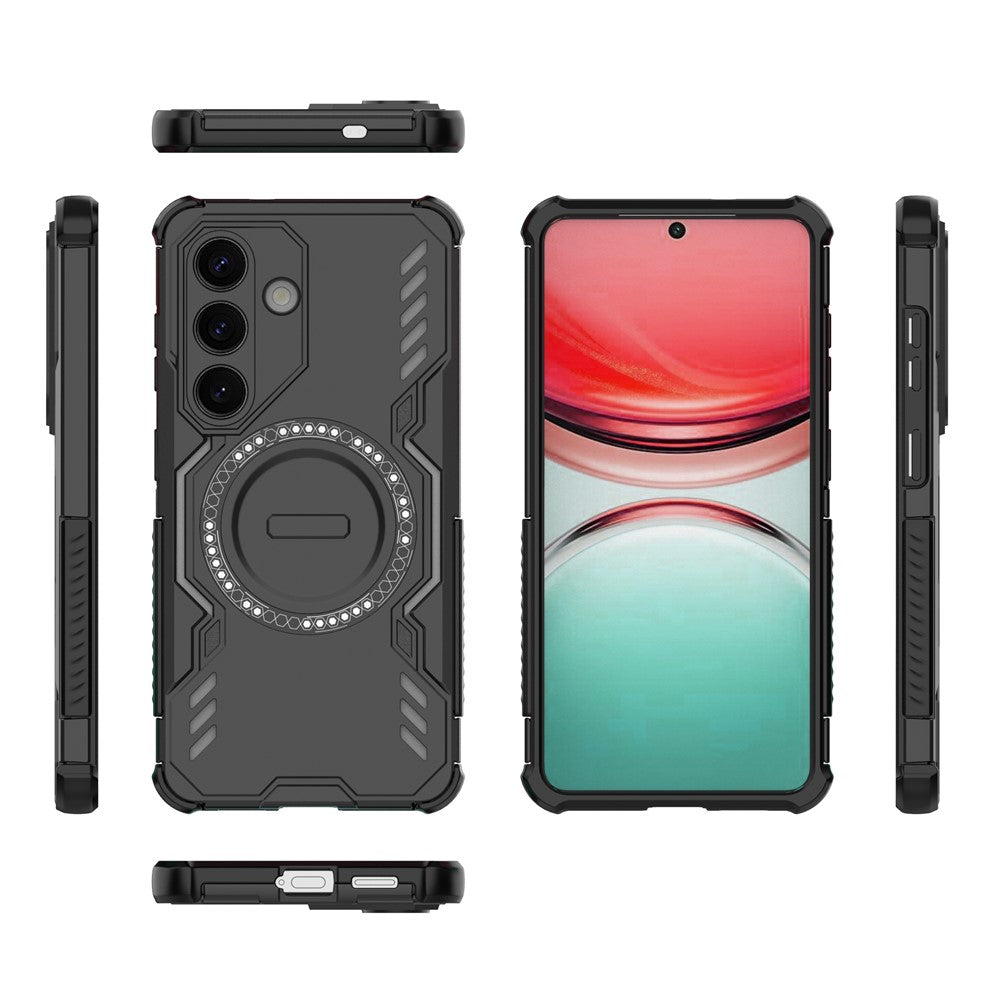 MagSafe Case for Samsung Galaxy S26 Plus, Techsuit, ArmorMag, Black