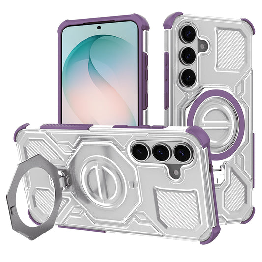 Case for Samsung Galaxy S26 Plus, Techsuit, Carbon Shield Pro, Purple