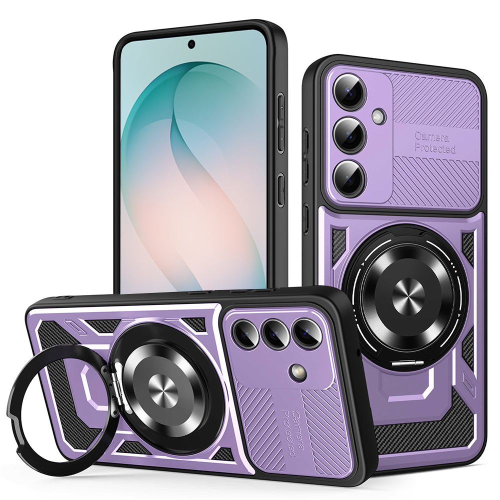 Case for Samsung Galaxy S26 Plus, Techsuit, RuggedCam, Purple