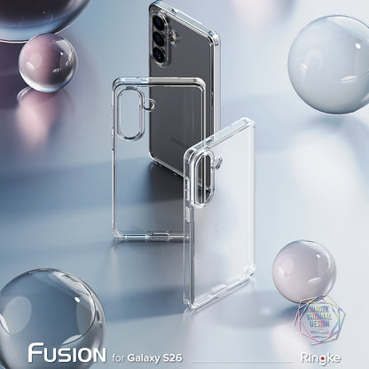 Case for Samsung Galaxy S26 S942, Ringke, Fusion, Matte Transparent