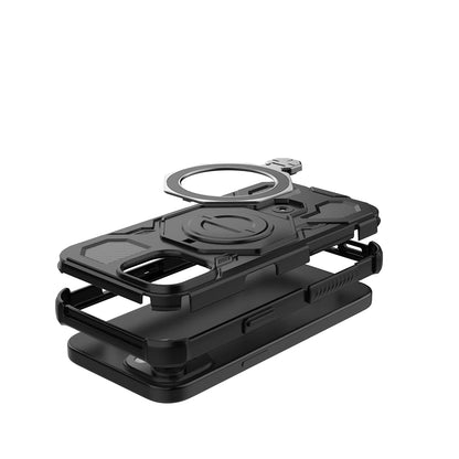 Case for Samsung Galaxy S26, Techsuit, Carbon Shield Pro, Smoky