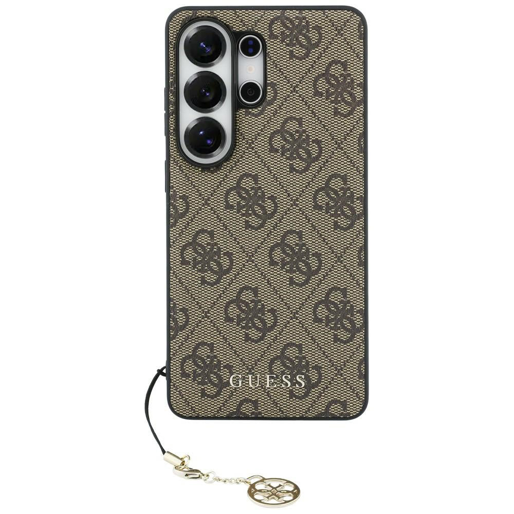 Case for Samsung Galaxy S26 Ultra S948, Guess, 4G Classic Logo Charm, Brown