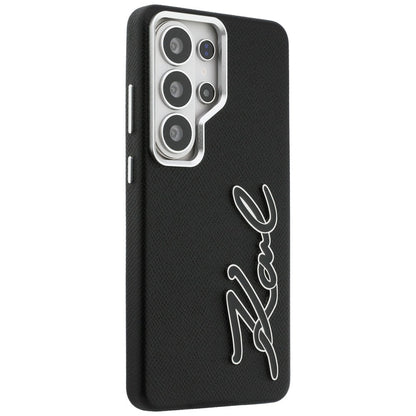 Case for Samsung Galaxy S26 Ultra S948, Karl Lagerfeld, Signature Resin Logo, Black