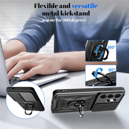 Case for Samsung Galaxy S26 Ultra, Techsuit, CamShield, Green