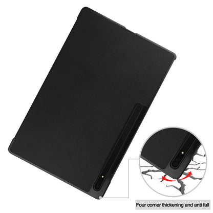 Case for Samsung Galaxy Tab S10+ / Tab S9 FE+ / Tab S9+, Techsuit, FoldPro, Black