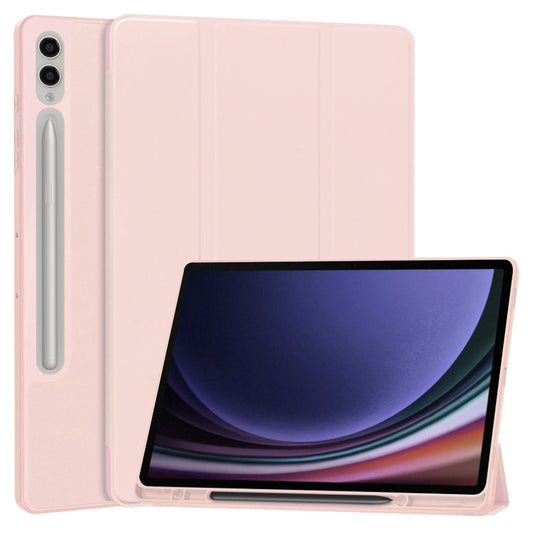 Case for Samsung Galaxy Tab S10+ / Tab S9+, Techsuit, Flex Trifold, Pink