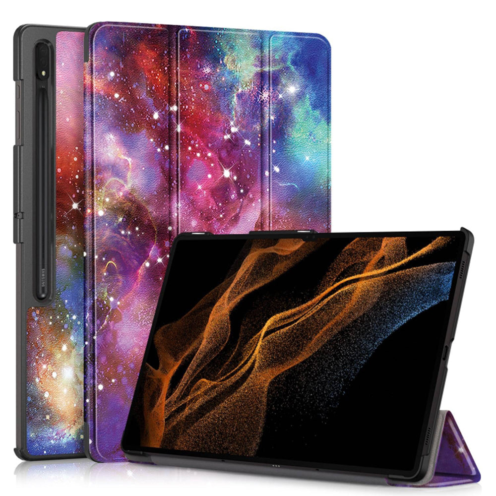 Case for Samsung Galaxy Tab S10 Ultra / Tab S9 Ultra / Tab S8 Ultra, Techsuit, FoldPro Galaxy, Multicolor