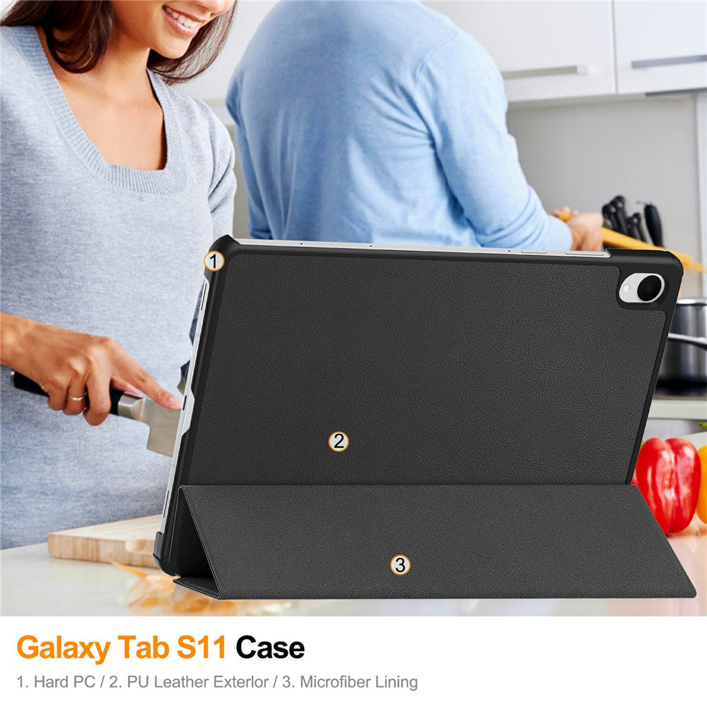Case for Samsung Galaxy Tab S11, Techsuit, FoldPro, Blue