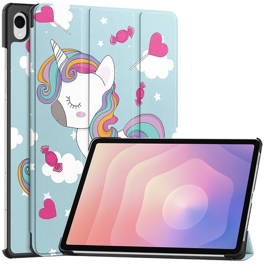 Case for Samsung Galaxy Tab S11, Techsuit, FoldPro Unicorn, Multicolor