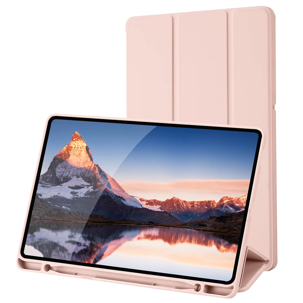Case for Samsung Galaxy Tab S6 Lite (2024) / Tab S6 Lite (2022) / Tab S6 Lite (2020), Techsuit, Flex Trifold, Pink