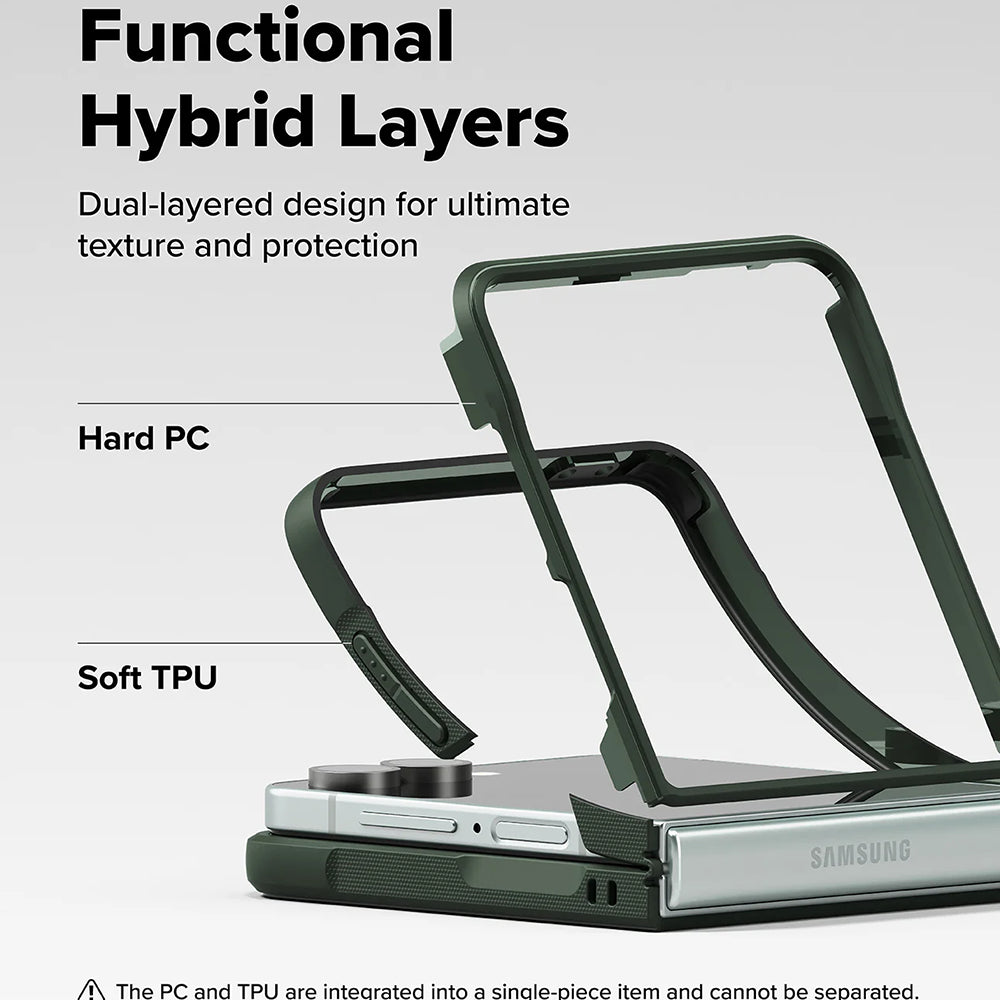 Case for Samsung Galaxy Z Flip7 F766, Ringke, Onyx, Dark Green