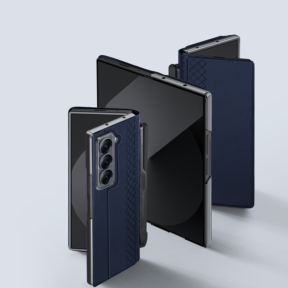 Case for Samsung Galaxy Z Fold Special, DUX DUCIS, Bril (with Pencil Holder), Black