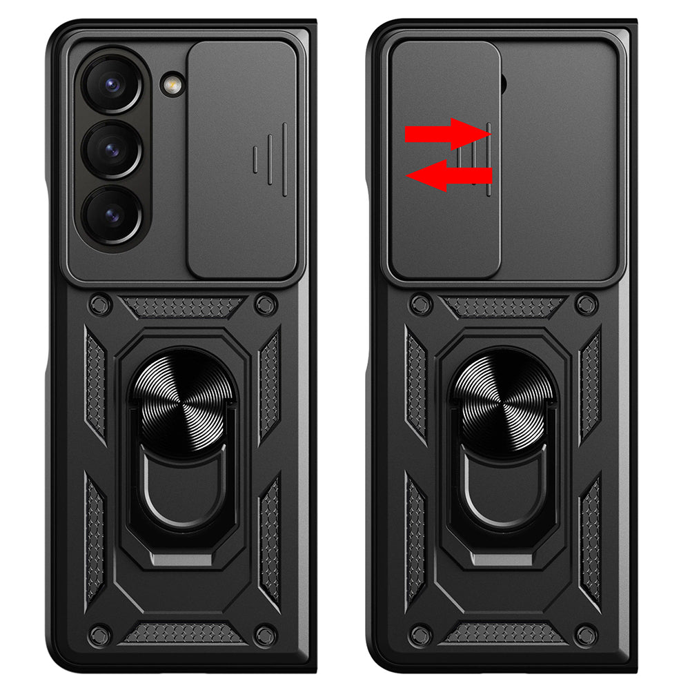 Case for Samsung Galaxy Z Fold5 F946, Techsuit, CamShield, Black