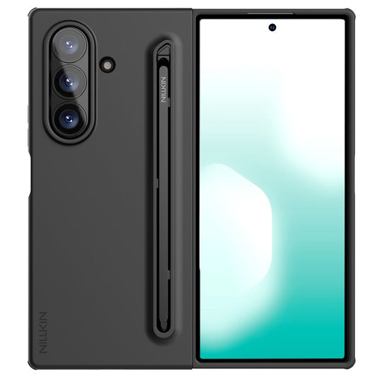 Case for Samsung Galaxy Z Fold7 F966, Nillkin, Flex Pure with S-Pen Holder, Black