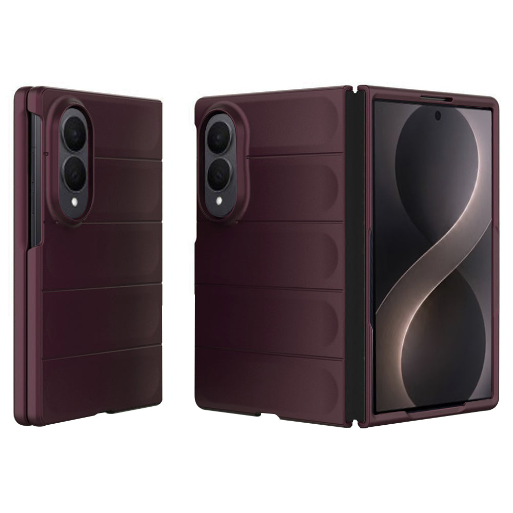 Case for Samsung Galaxy Z Fold8 F971, Techsuit, Magic Shield, Burgundy