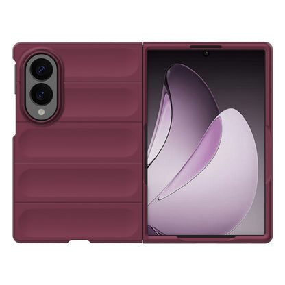 Case for Samsung Galaxy Z Fold8 F971, Techsuit, Magic Shield, Burgundy