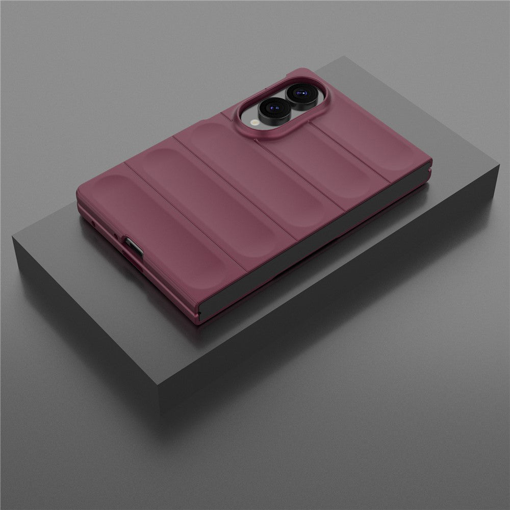 Case for Samsung Galaxy Z Fold8 F971, Techsuit, Magic Shield, Burgundy