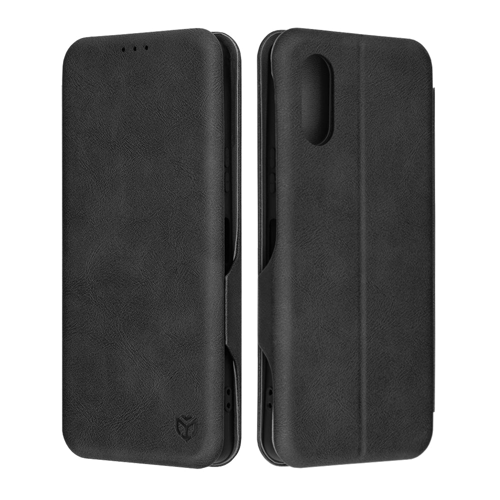 Case for Sony Xperia 5 VI, Techsuit, Safe Wallet Plus, Black